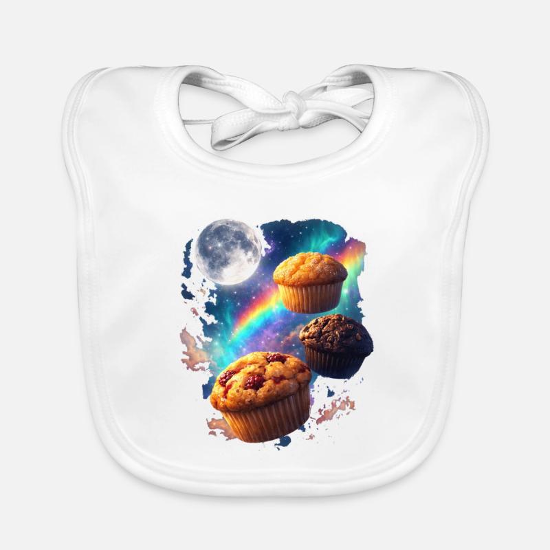 Space Muffins délice cosmique Bavoir bio Bébé