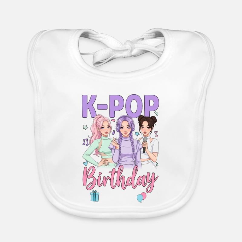 K-Pop Birthday Crew Baby Bio-Lätzchen
