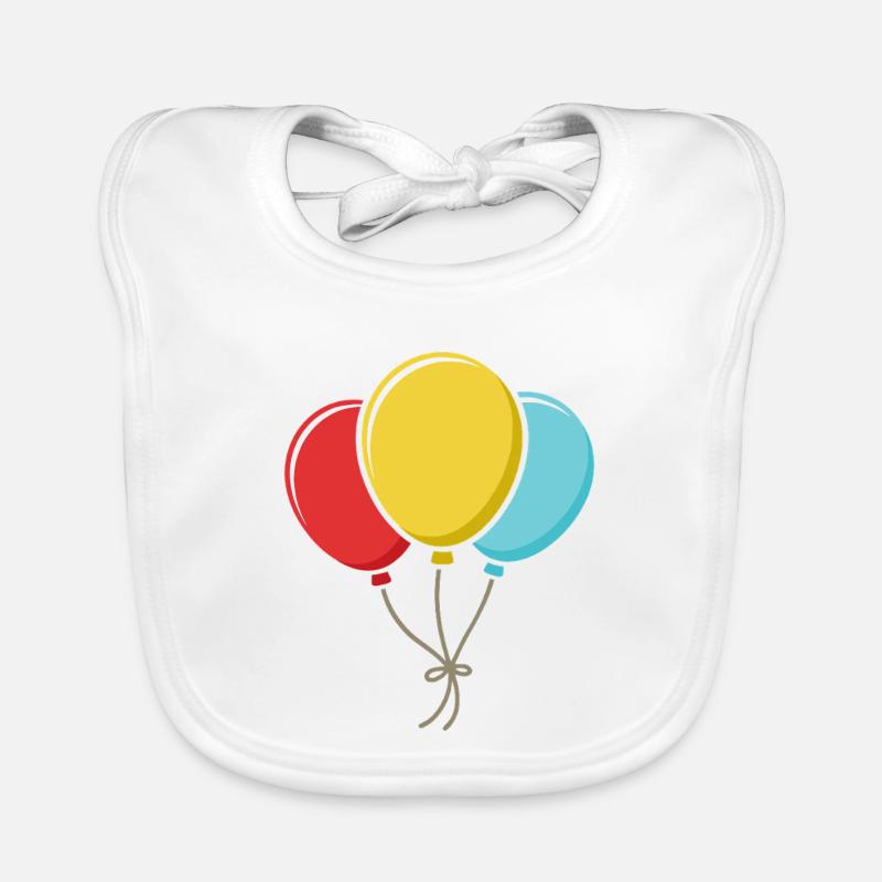 Luftballons Baby Bio-Lätzchen