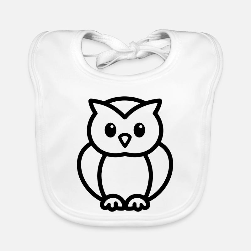 chouette Bavoir bio Bébé