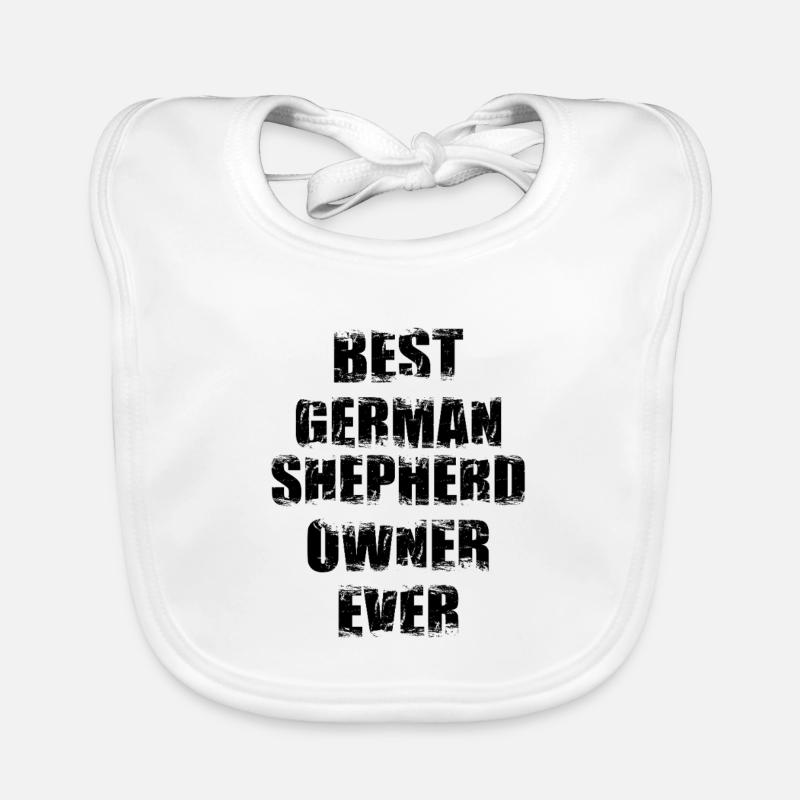 Bester Schäferhund Besitzer Baby Bio-Lätzchen