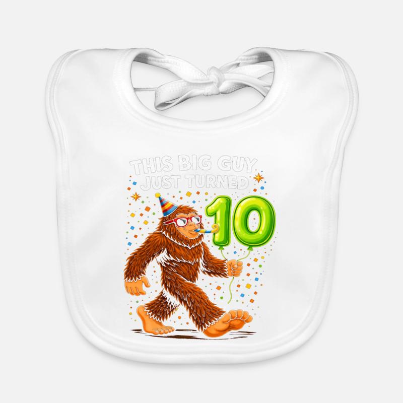 Großer Sasquatch Geburtstag 10 Baby Bio-Lätzchen