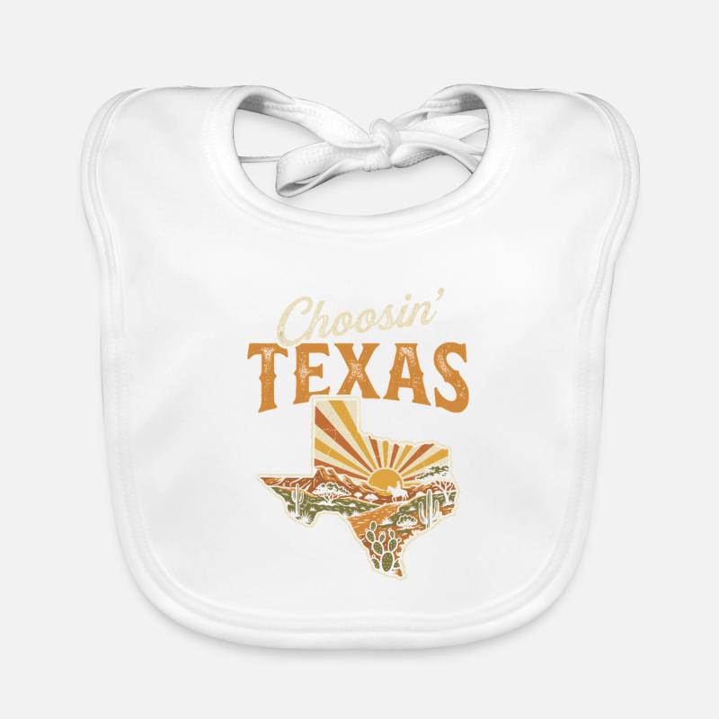 Choosing Texas Sunset Baby Bio-Lätzchen