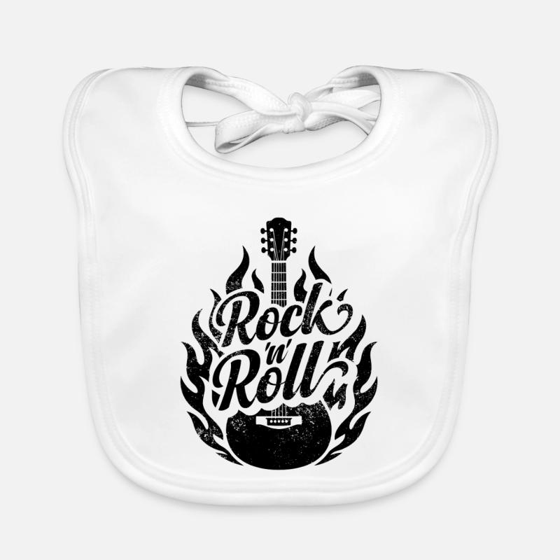 Rock and Roll Organic Baby Bibs