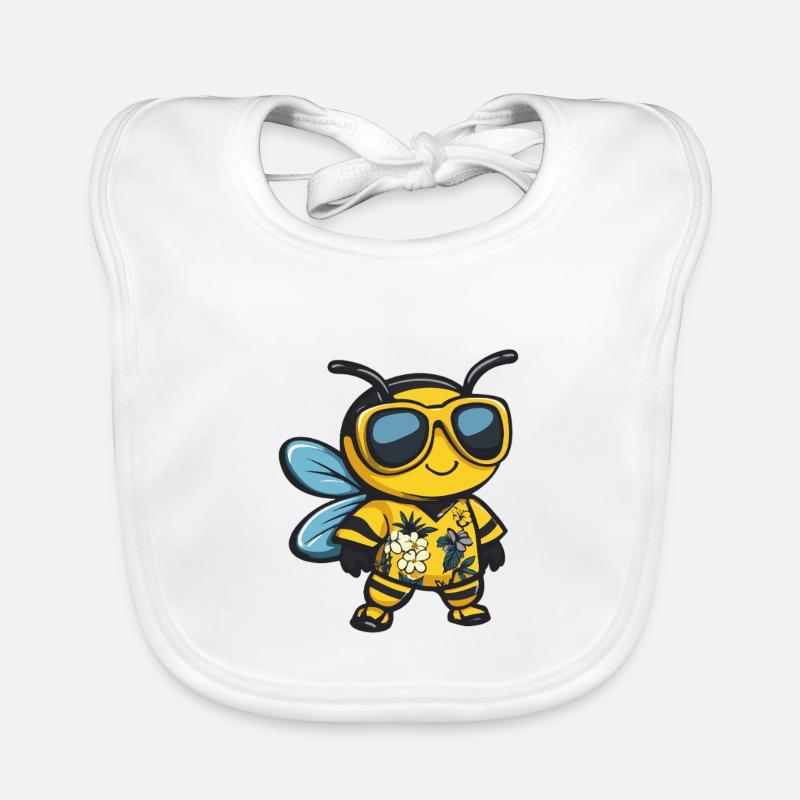 Bee Comic Holiday Bavoir bio Bébé