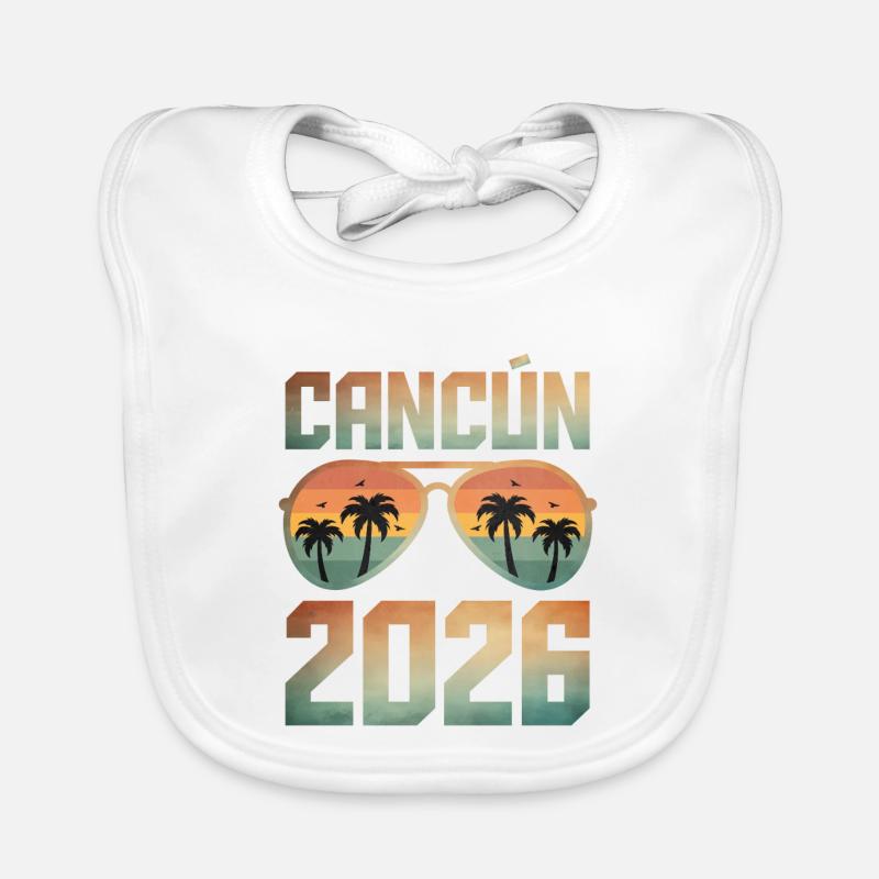 Cancun 2026 Baby Bio-Lätzchen