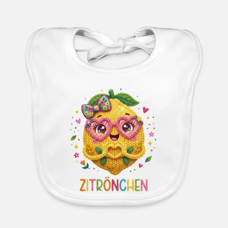 Lemon Lemon Lemon Organic Baby Bibs