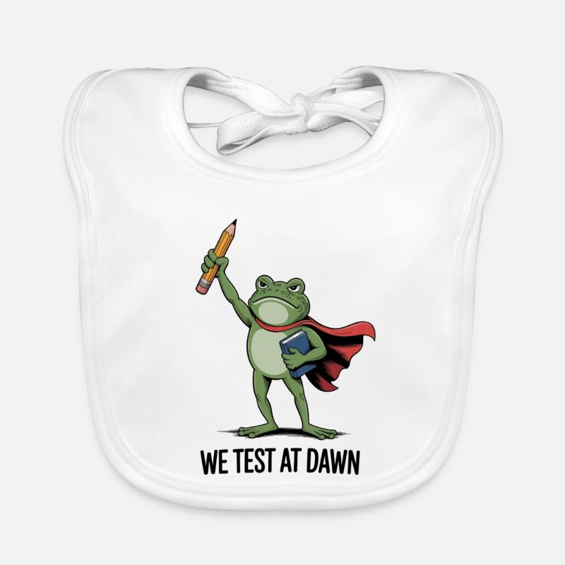Dawn Test Froschheld Baby Bio-Lätzchen
