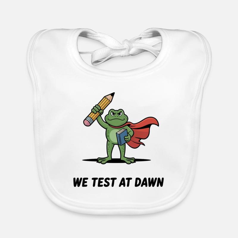 Dawn Test Froschheld Baby Bio-Lätzchen
