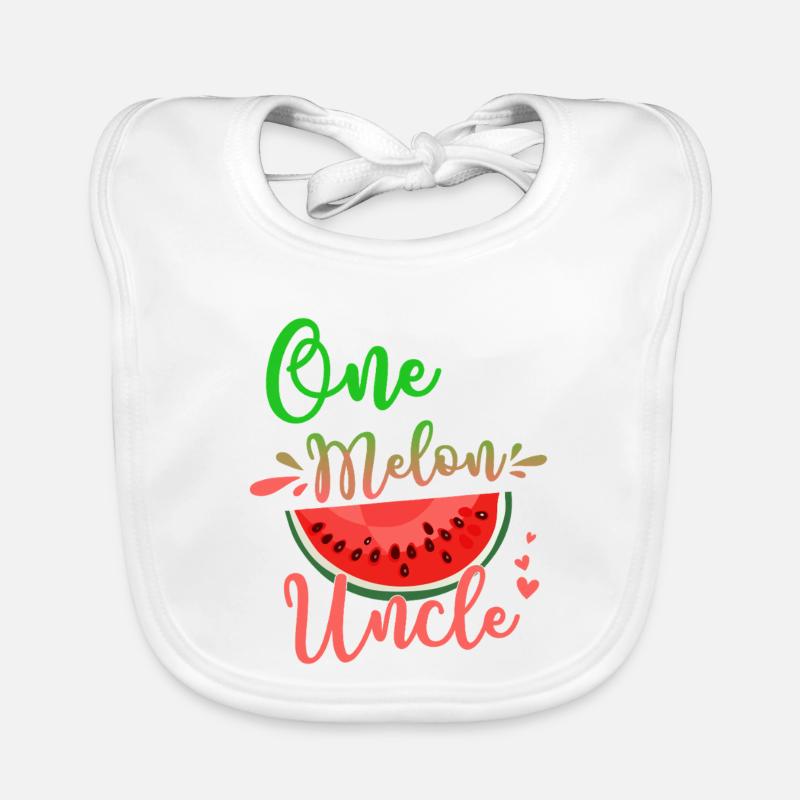 Ein Onkel in einer Melone Baby Bio-Lätzchen