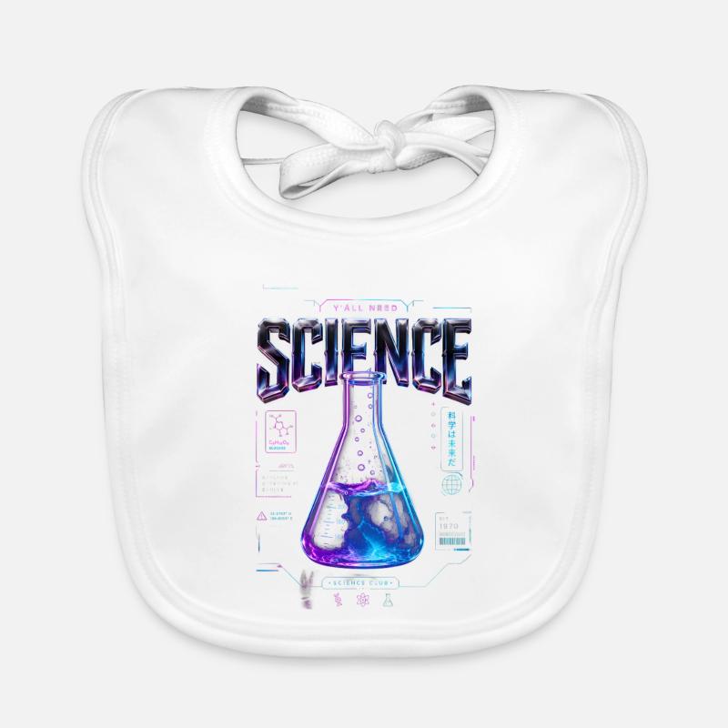 Neon-Wissenschaft Becherdesign Baby Bio-Lätzchen
