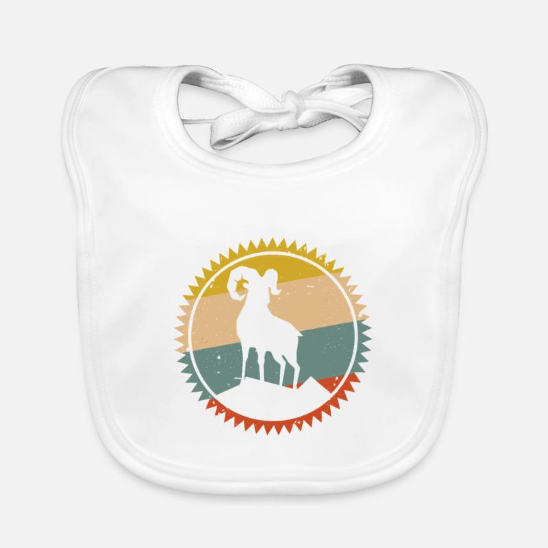 Desert Sunset Kamel Emblem Baby Bio-Lätzchen