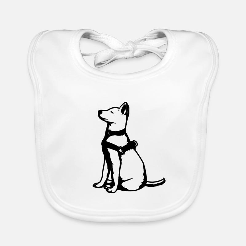 Schäferhund Baby Bio-Lätzchen