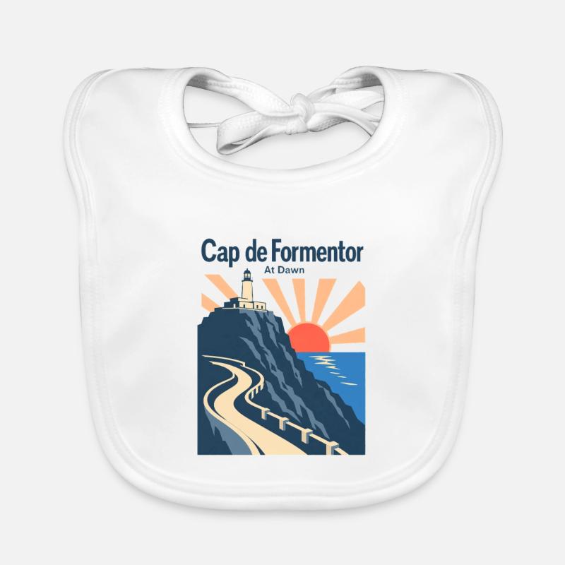 Cap de Formentor Dawn Road Cycling Mallorca Ride Baby Bio-Lätzchen