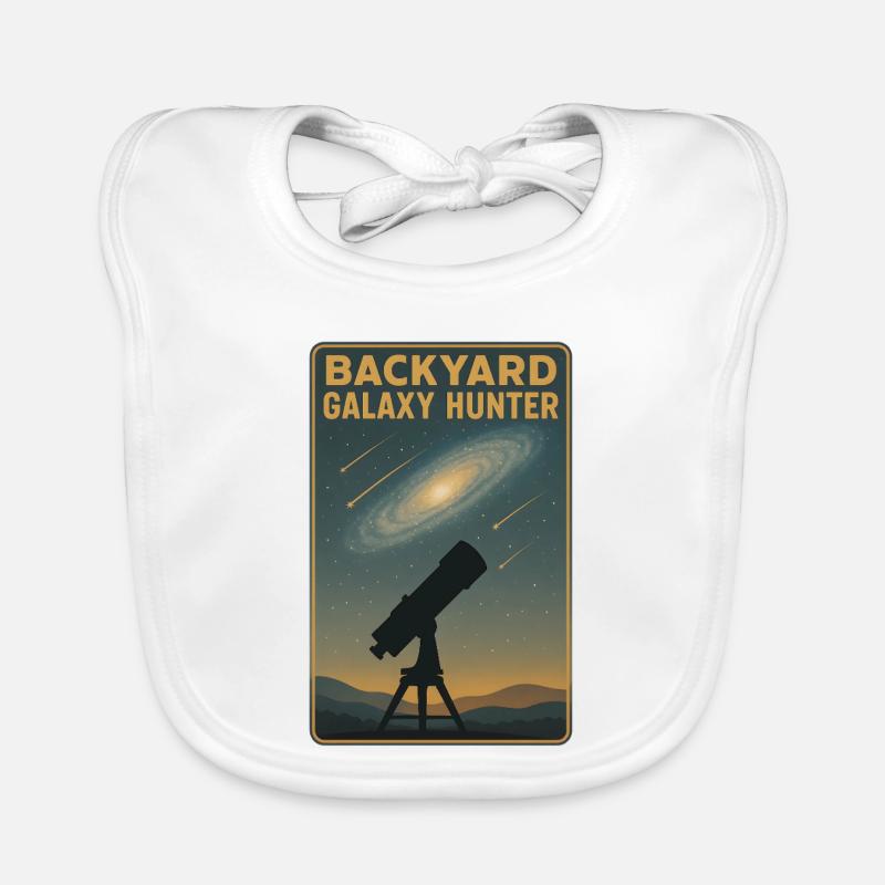 Backyard Galaxy Hunter | Astronomy Organic Baby Bibs