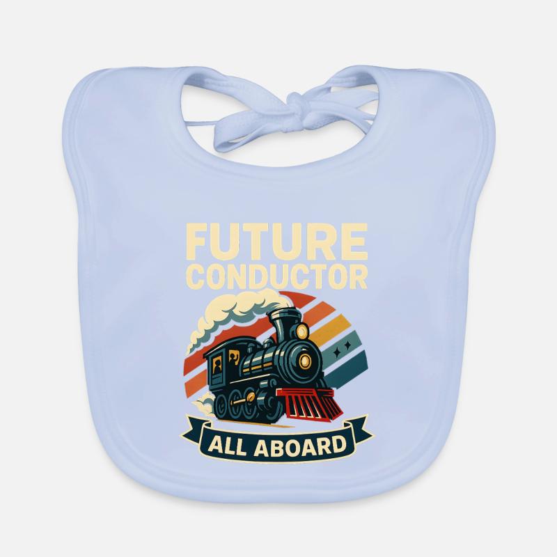 Train de train de chef de file futur Bavoir bio Bébé