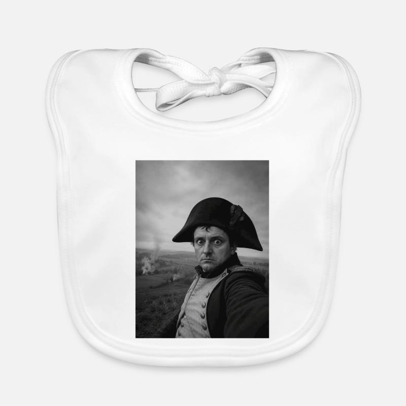 Napoleon-Selfie Baby Bio-Lätzchen