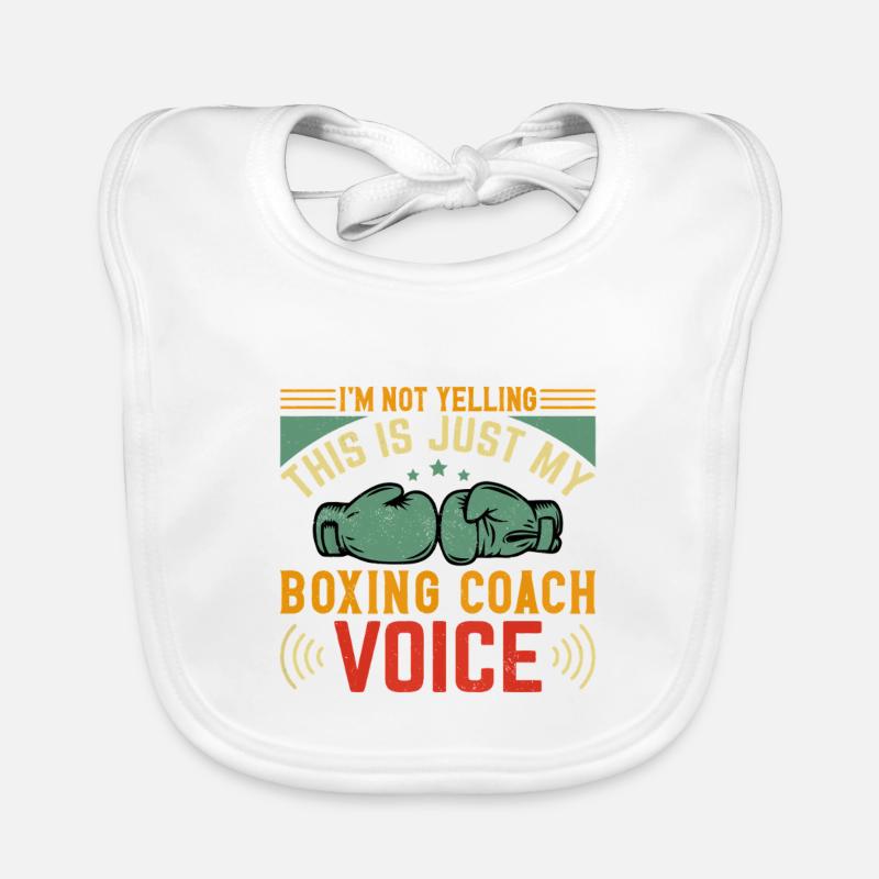 Coach de boxe Voice Tee Bavoir bio Bébé