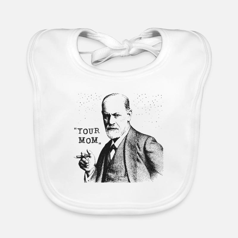 Votre mère - Déclaration de Siegmund Freud Bavoir bio Bébé