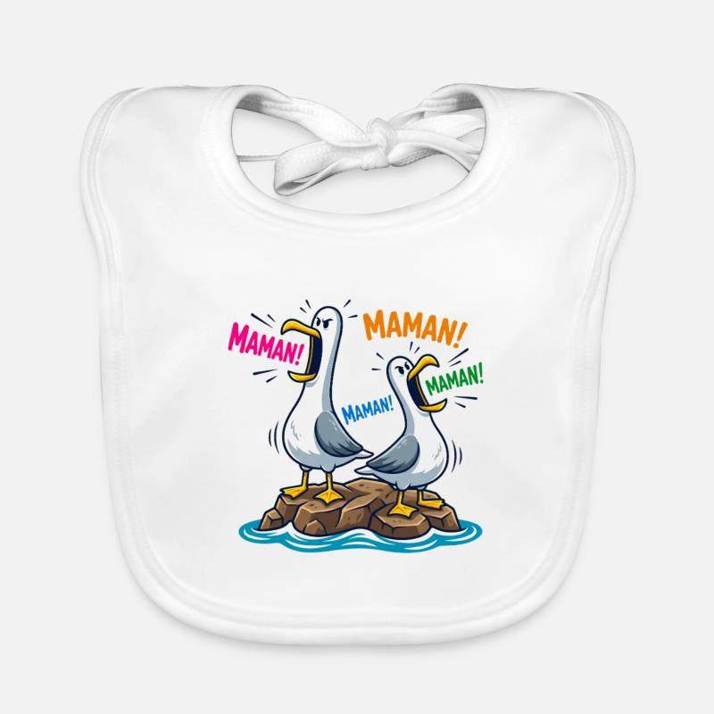Mama Möwen: Humor zum Muttertag Baby Bio-Lätzchen