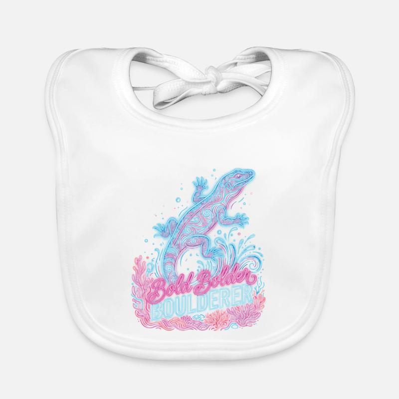 Bouldern Bold Bolder Boulderer Baby Bio-Lätzchen