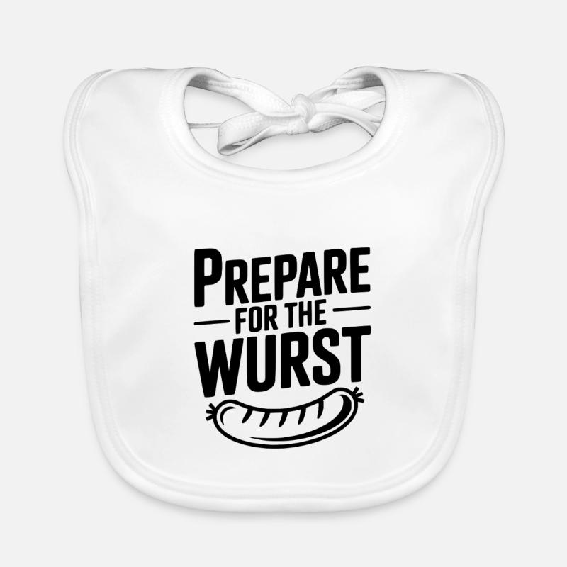 Préparez-vous à la Wurst Bavoir bio Bébé