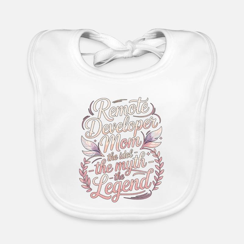Remote Developer Mom The Idol The Remote Coder Organic Baby Bibs