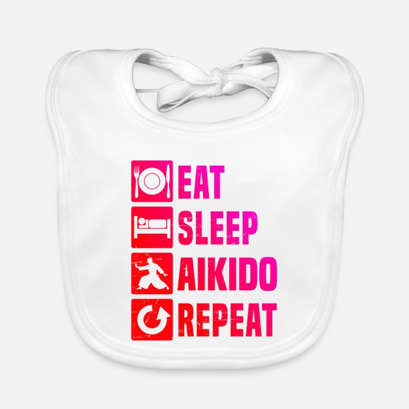 Idée cadeau d’autodéfense pour l’examen d’Aïkido Bavoir bio Bébé