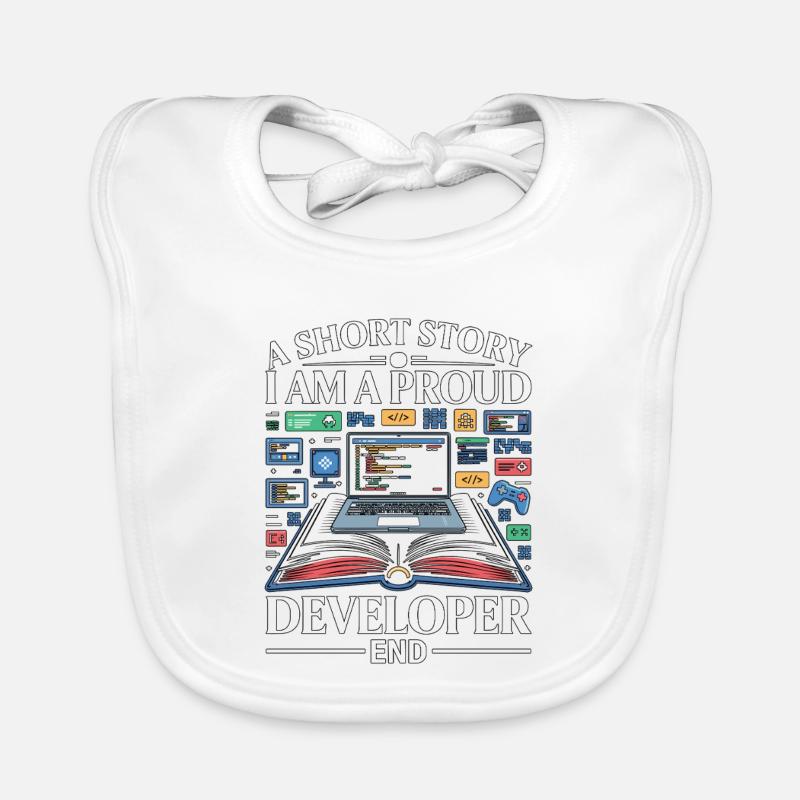 Game Developer A Short Story I Am Game Programmer Baby Bio-Lätzchen