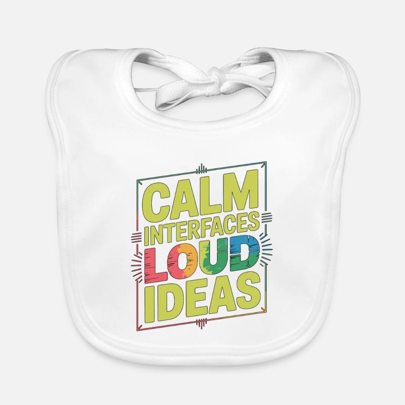 UX/UI Designer Calm Interfaces Loud Web Designer Organic Baby Bibs