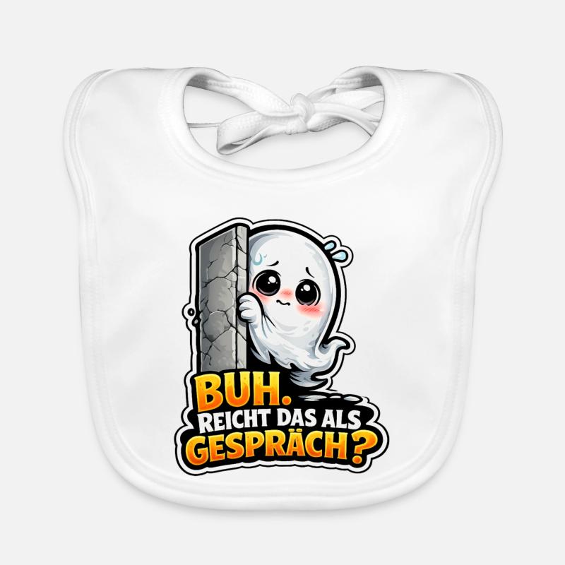 Funny Ghost Baby Bio-Lätzchen