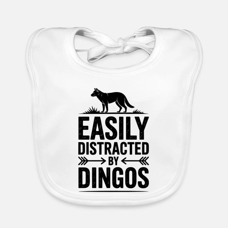 Dingos Sprüche Dingo Lustiges Dingos Geschenk Baby Bio-Lätzchen