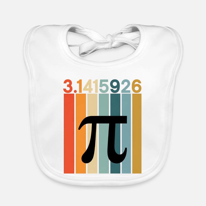 Pi Day Math Numbers Baby Bio-Lätzchen