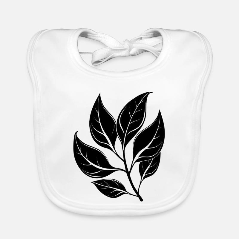 Feuilles de gomme Bavoir bio Bébé