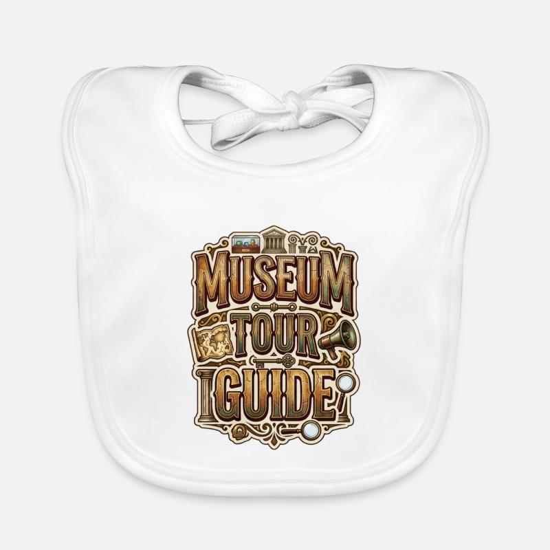 Museum Guide Organic Baby Bibs