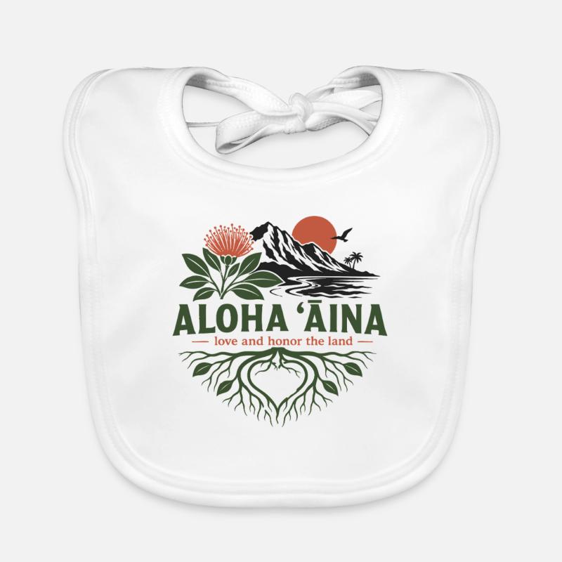 Aloha Aina Roots Organic Baby Bibs