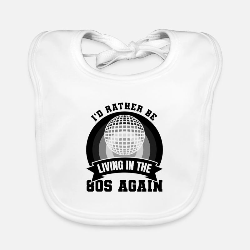 80s Organic Baby Bibs