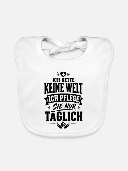 Pflege Alltag - Baby Bio-Lätzchen - Weiß - Vorne