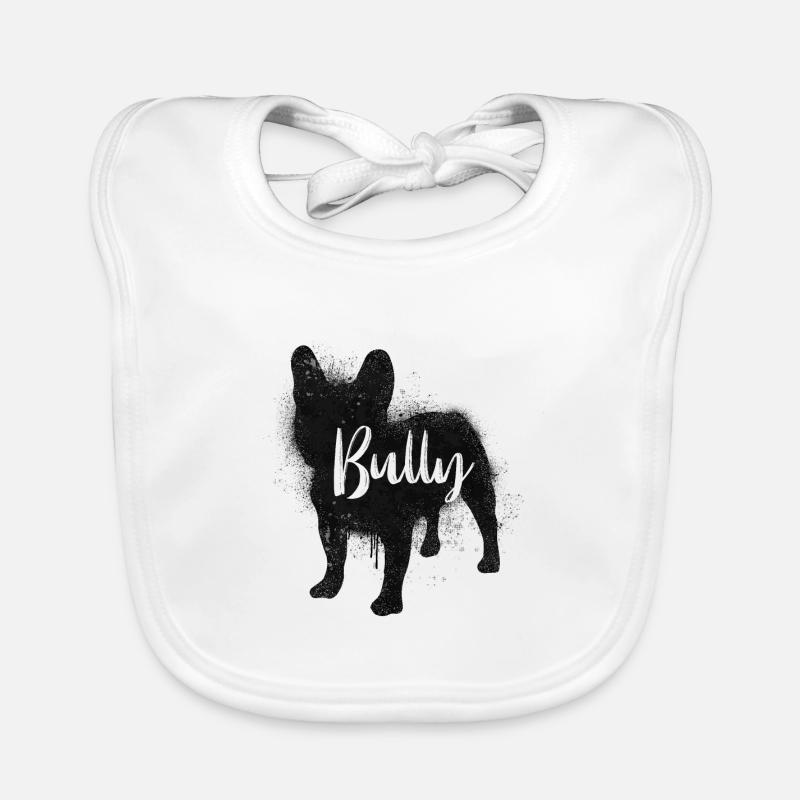 Bully black Organic Baby Bibs