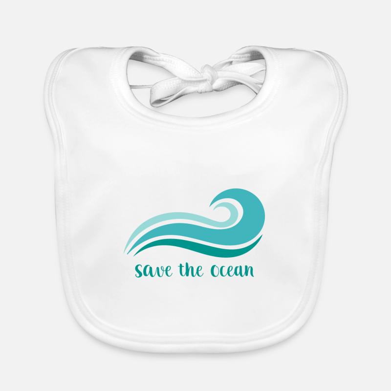 Océan Bavoir bio Bébé