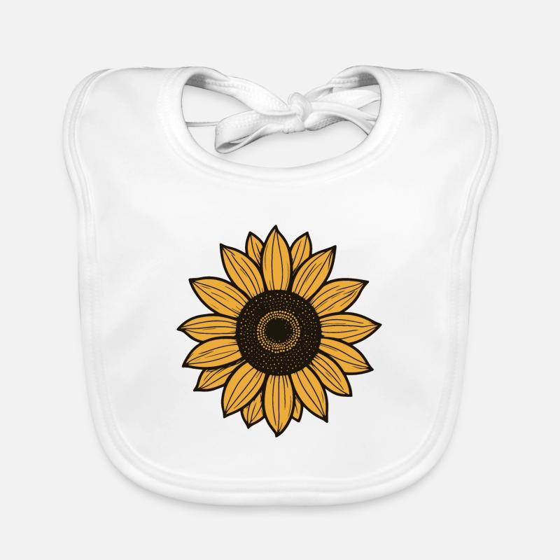 Sonnenblume Baby Bio-Lätzchen