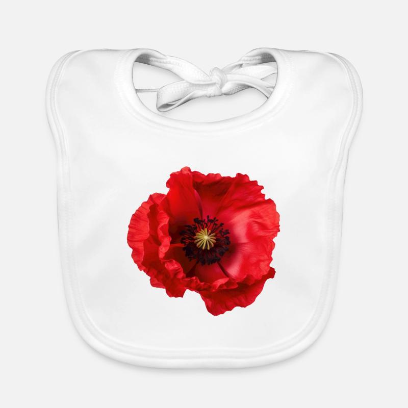 Corn poppy Organic Baby Bibs