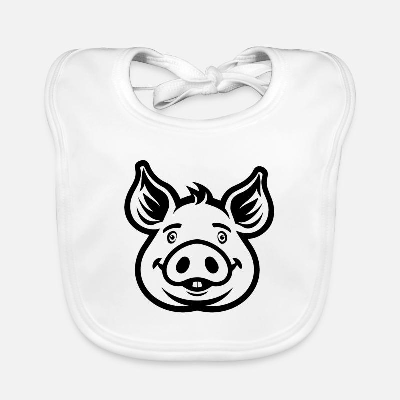 Pig Piggy Organic Baby Bibs