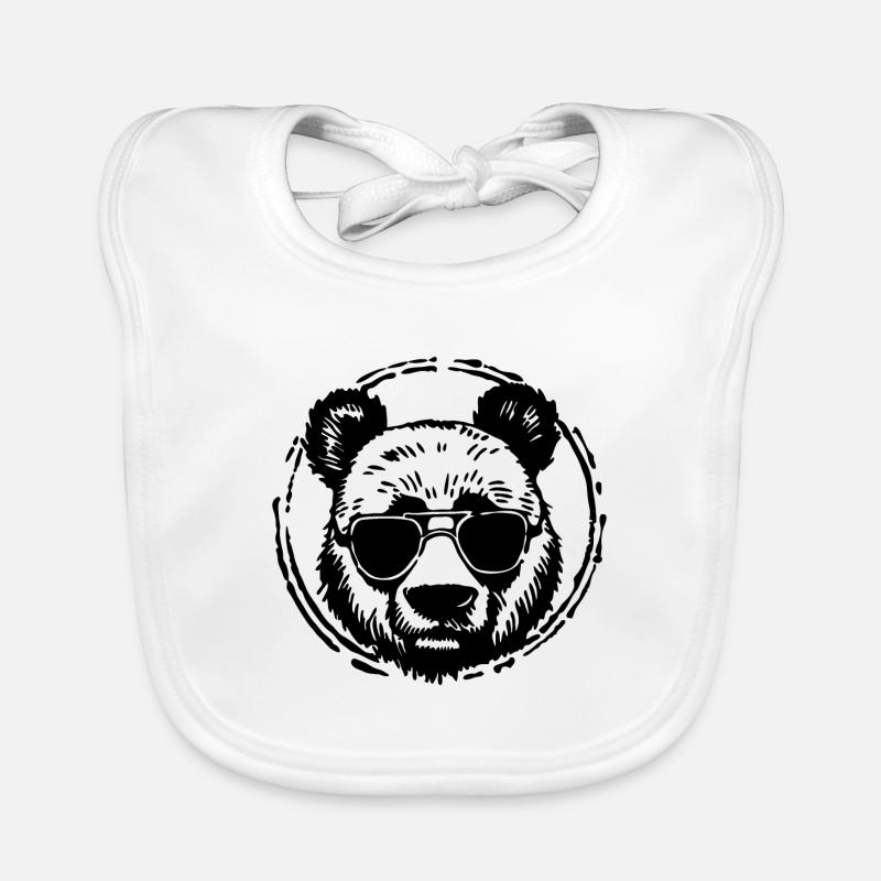 Panda Panda Ours Bavoir bio Bébé