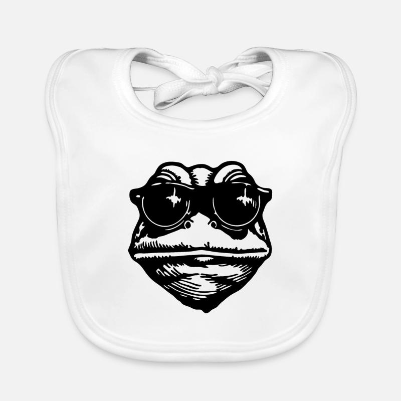 Crapaud grenouille Bavoir bio Bébé