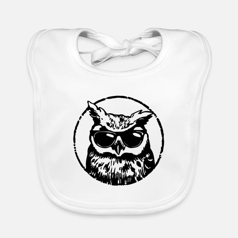 Eule Baby Bio-Lätzchen