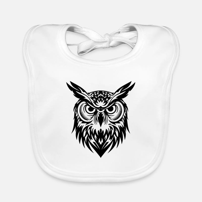 Eule Baby Bio-Lätzchen