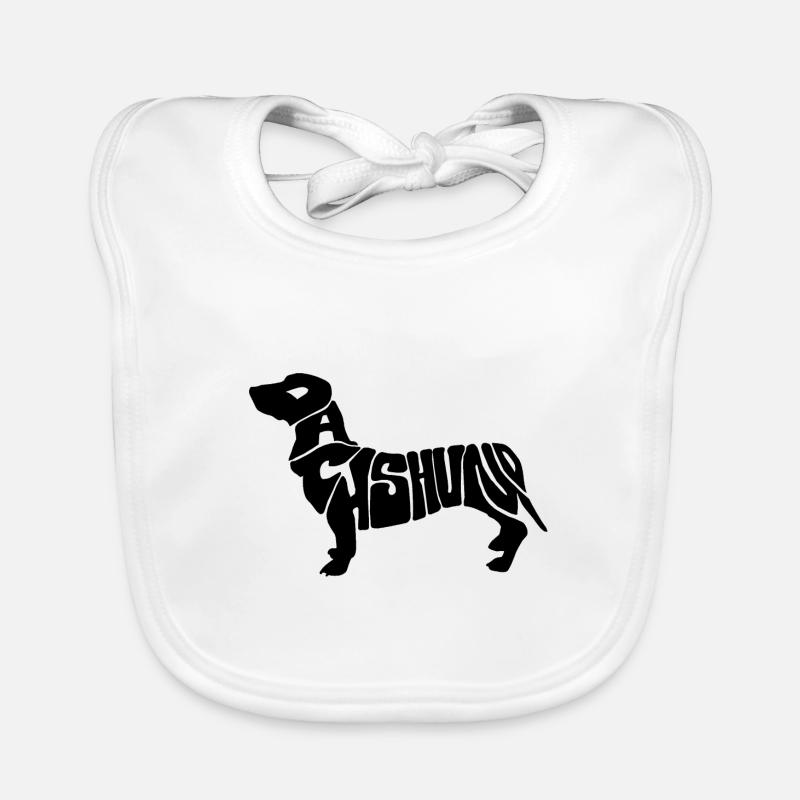 Dackel Baby Bio-Lätzchen