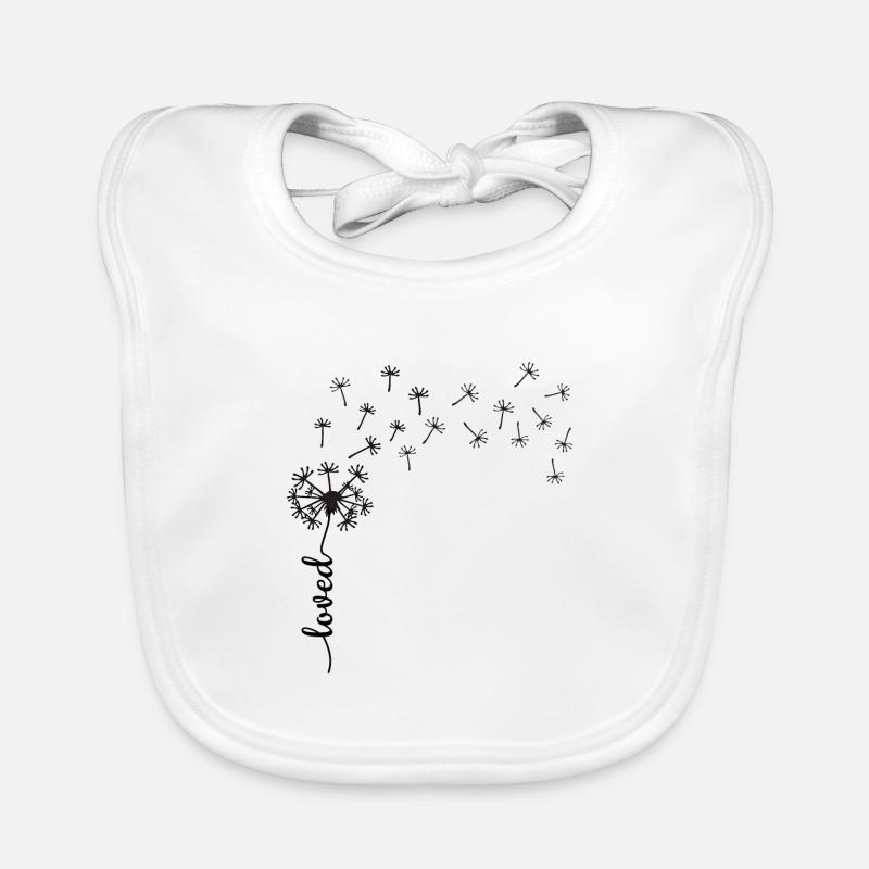 Liebe Löwenzahn Design Baby Bio-Lätzchen