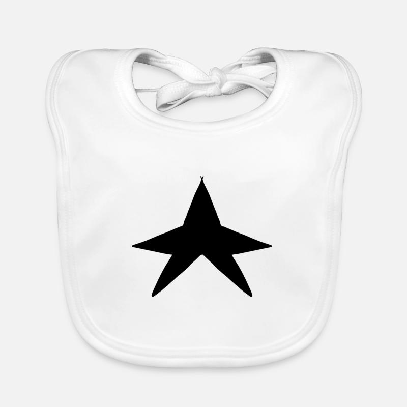 Symbole de l’étoile de forme Bavoir bio Bébé